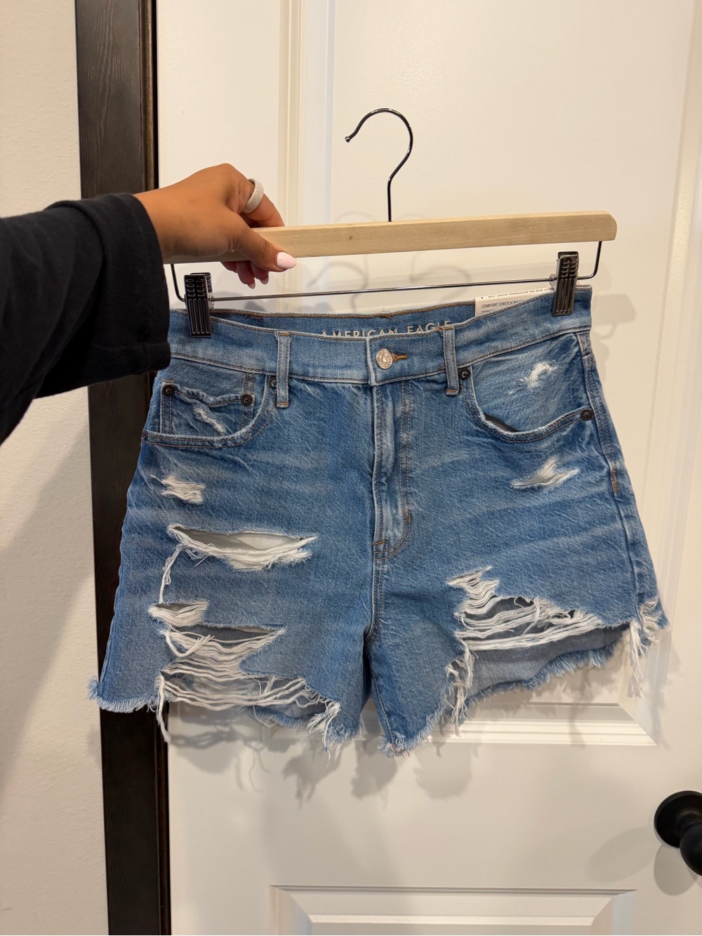 American Eagle Outfitters highest rise 90s boyfriend shorts